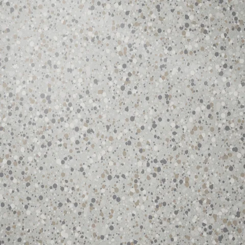 Rendered polished concrete with large stone showing