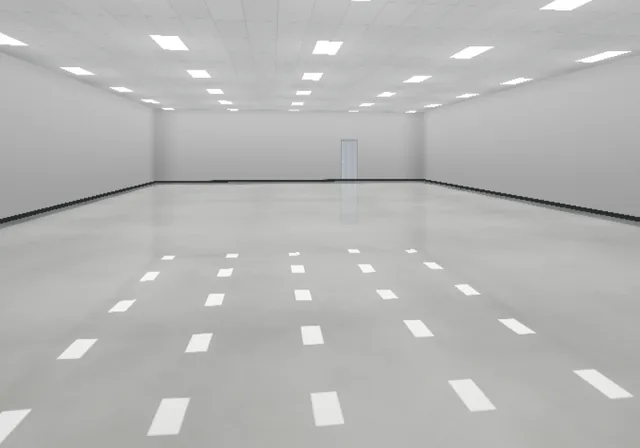 Polished concrete floor, highly polished gloss